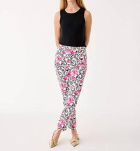 Lilly Pulitzer Ana High Rise Pants in coconut sunshine seekers - women's pants