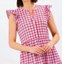 Mary Square - Riley Gingham Midi Dress