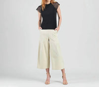 Clara Sunwoo - Cropped Pleated Gaucho Pants