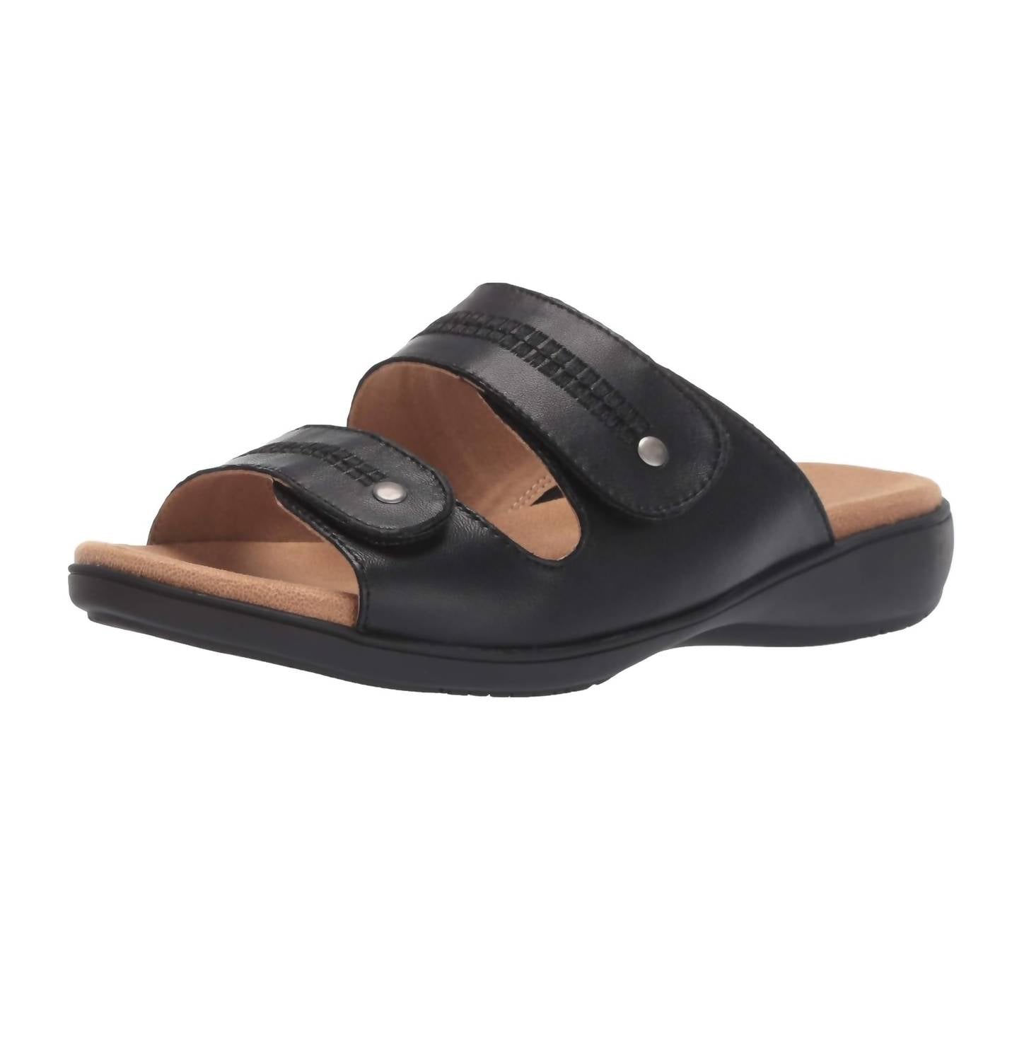 Trotters Women's Vale Sandal in black - women's sandal