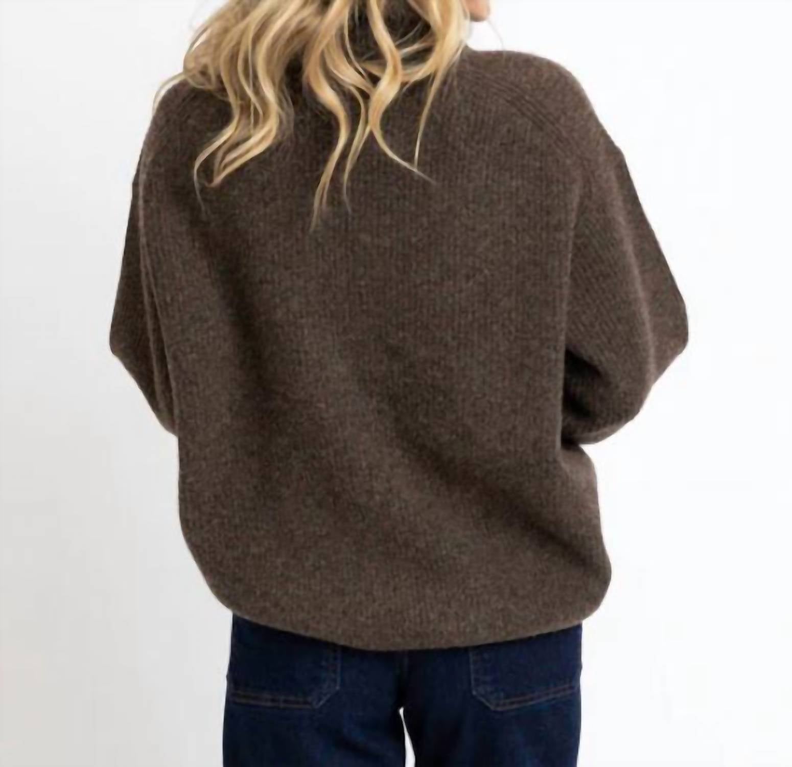 Karlie - Solid Turtleneck Sweater
