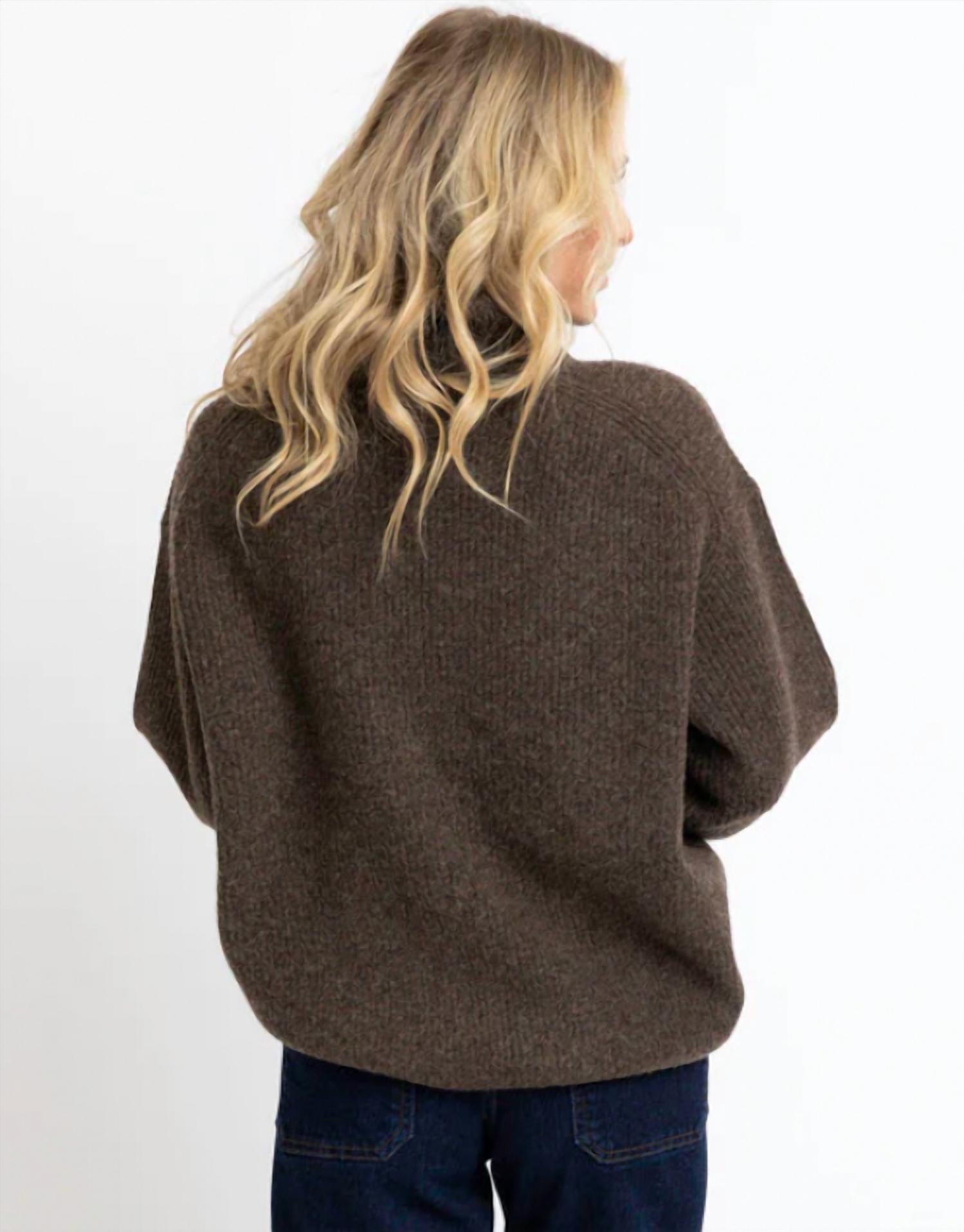 Karlie - Solid Turtleneck Sweater
