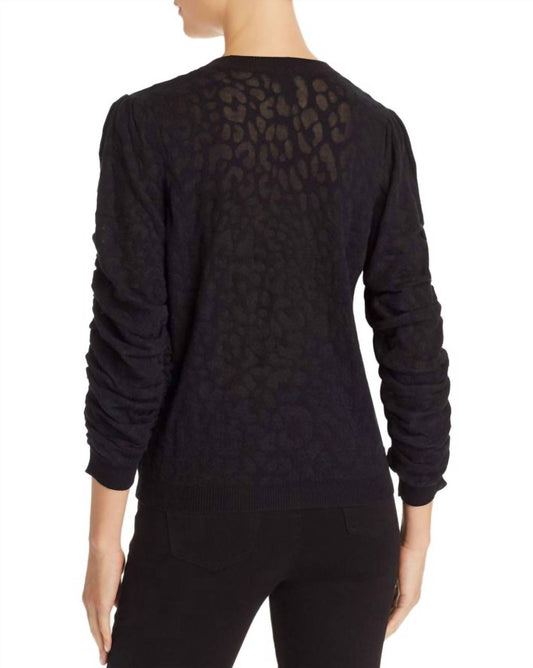 Joie - Animal Burnout Print Lightweight Sweater