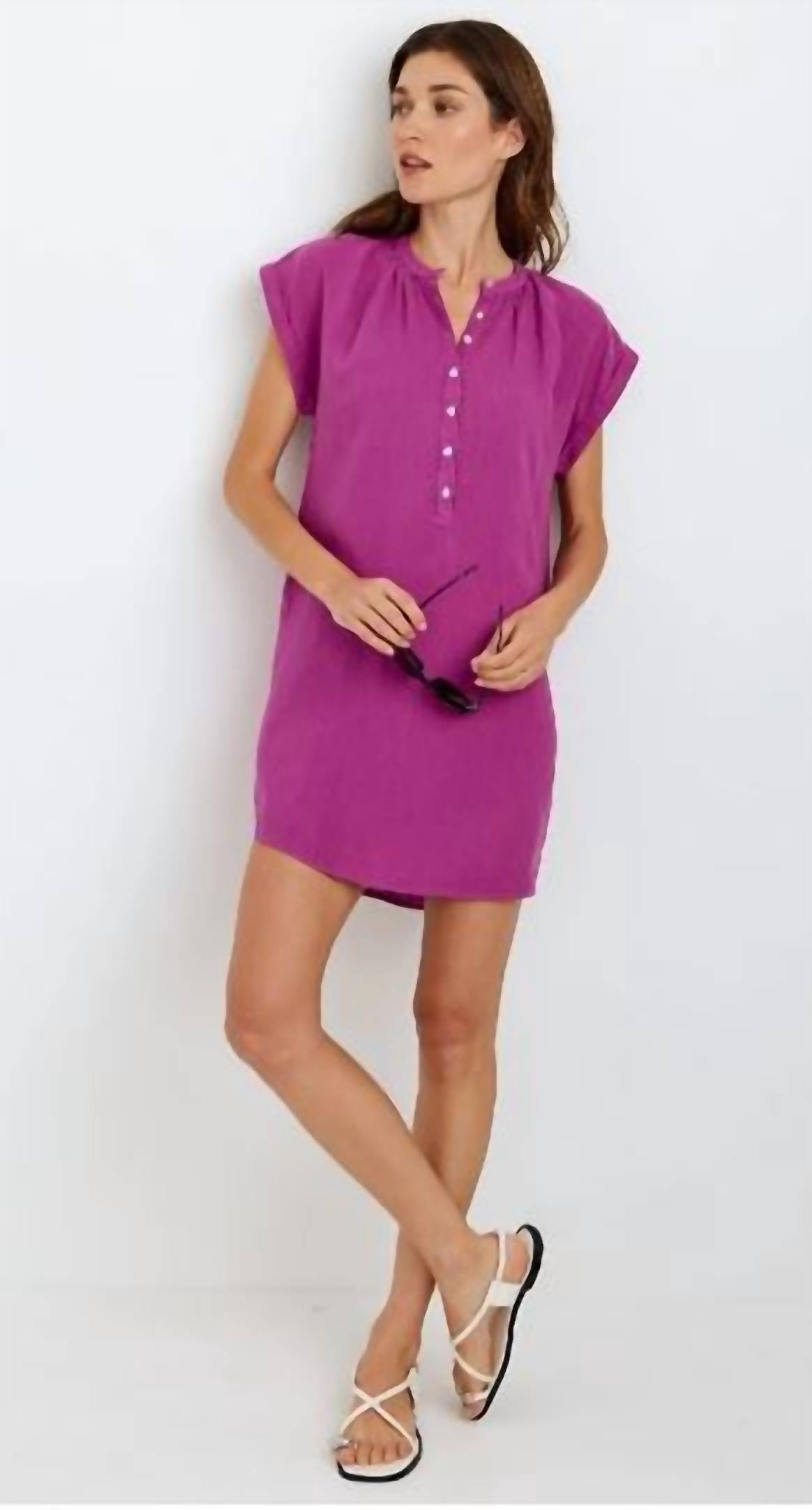 Bella Dahl - Cap Sleeve Henley Dress