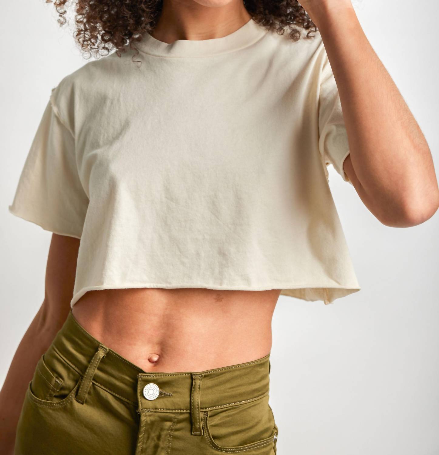 Nsf - Mack Crop Crewneck Top