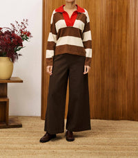 Frnch - Amelie Collared V Neck Sweater