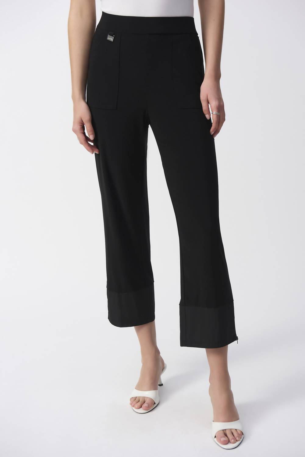 Joseph Ribkoff - Relaxed Mid-rise Cropped Pant