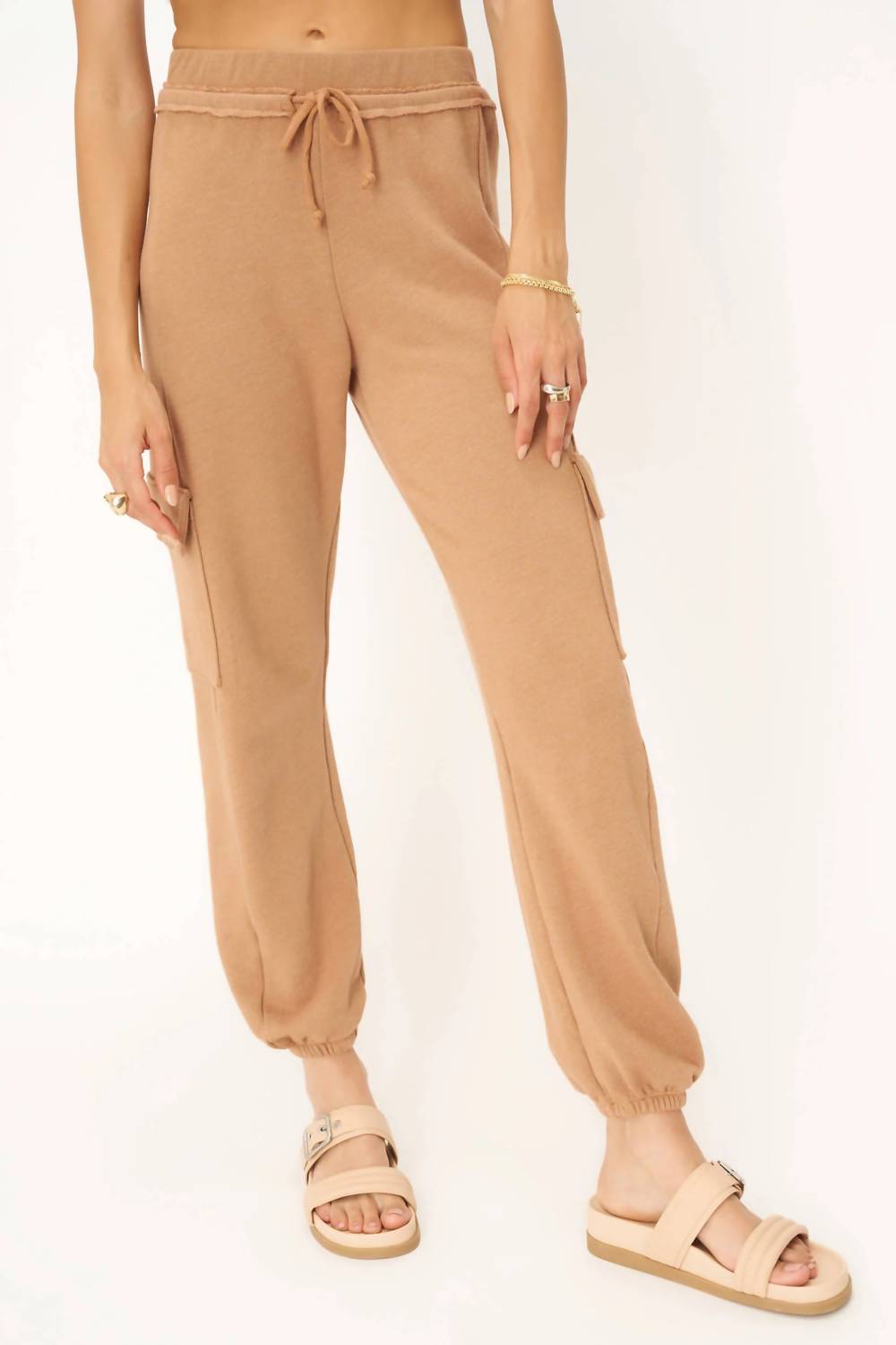 Project Social T - Raven Raw Edge Cargo Pant