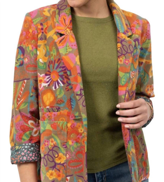 Ivy Jane - Corduroy Print Blazer