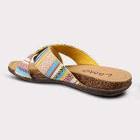 Lamo Women's Leyla Crossband Sandal in yellow - women's sandal - view 4