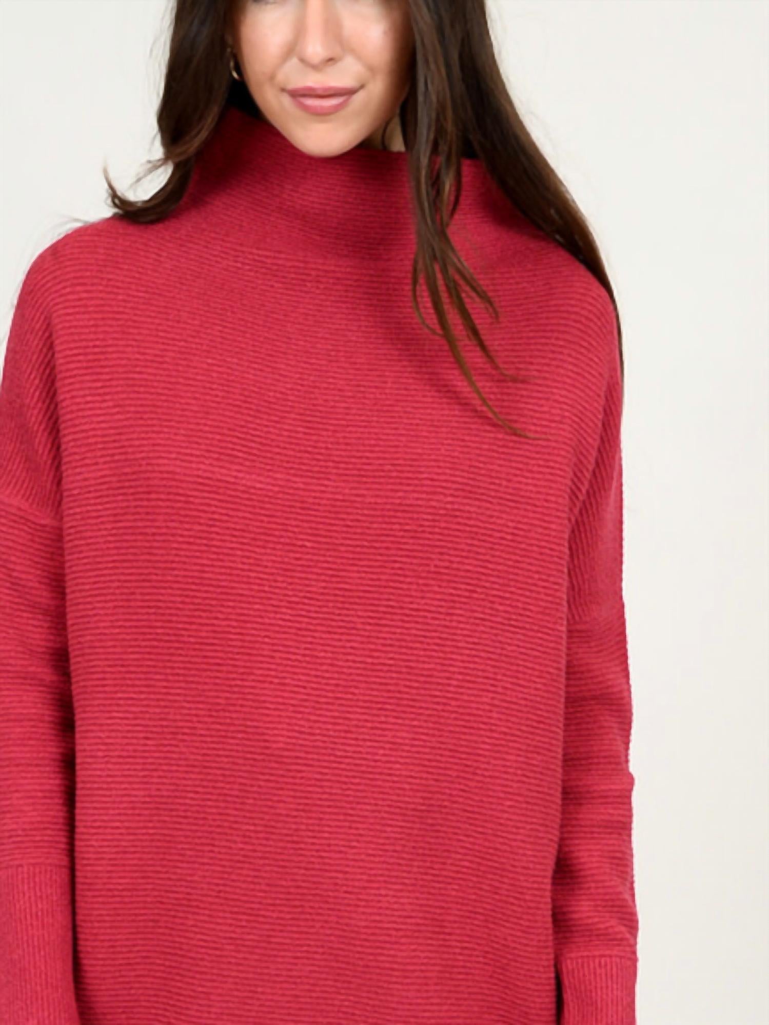 Rd Style - Nancy Ottoman Mock Neck Sweater