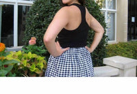 Gameday Couture - University of Missouri Logo Houndstooth Tank Dress