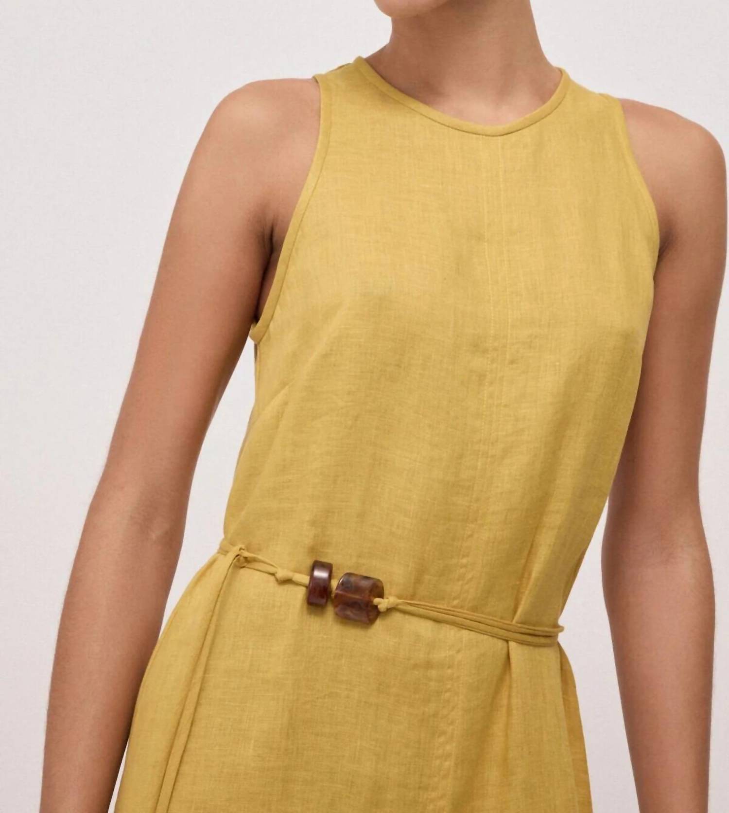 Ottod'Ame - Sleeveless Linen Maxi Dress