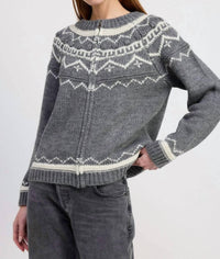 En Saison - Esther Patterned Knit Jacket