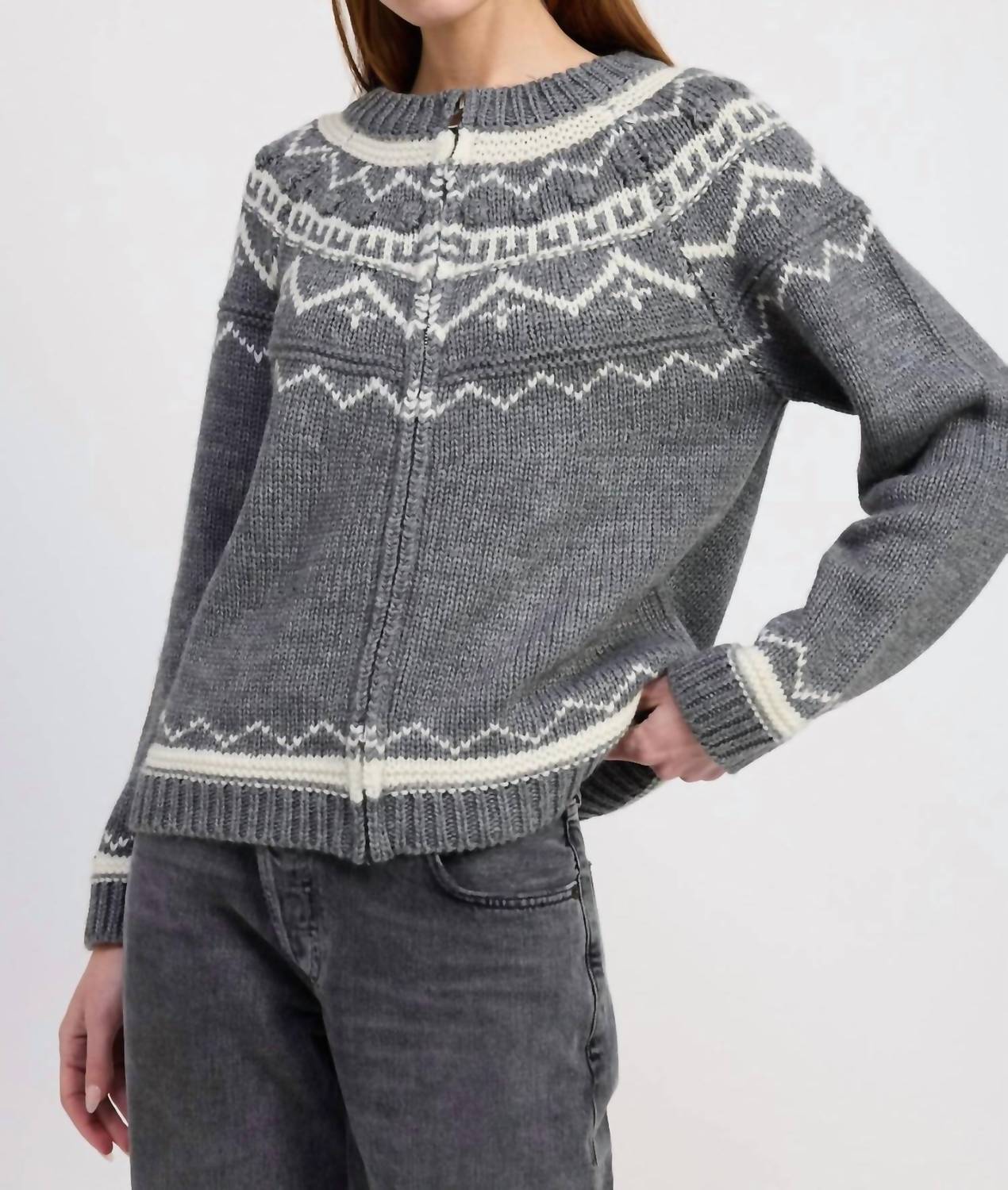 En Saison - Esther Patterned Knit Jacket
