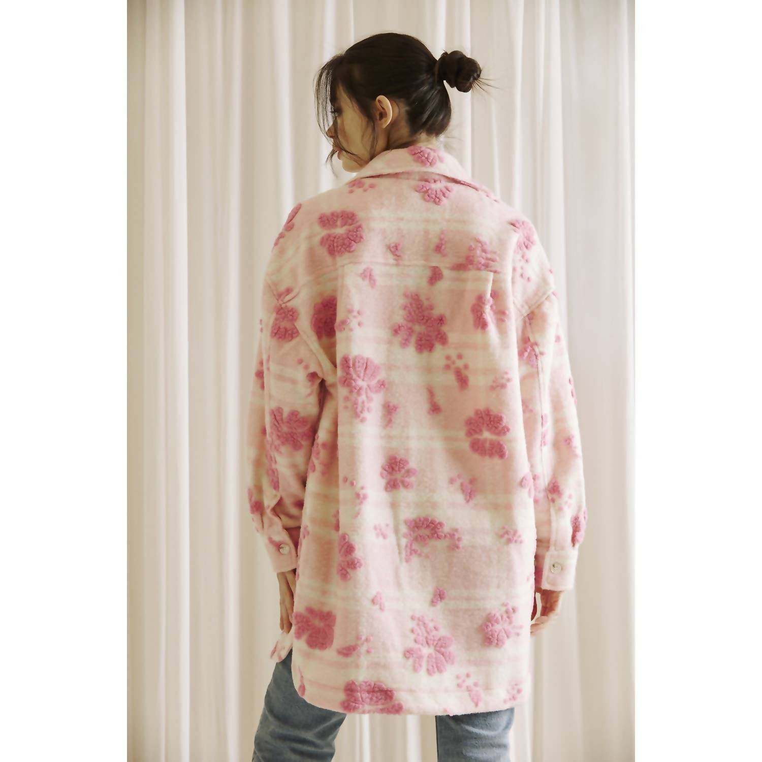 Storia - Jackie 3d Floral Sherpa Jacket