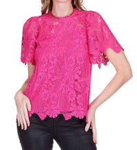 Jade - Short Sleeve Lace Top