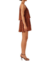 Shona Joy - MARTINA HALTER TIERED MINI DRESS