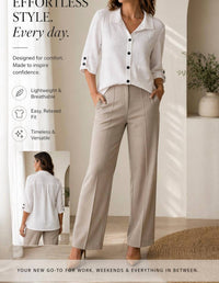 Habitat - Crinkle Crepe Solid Relaxed Camp Shirt