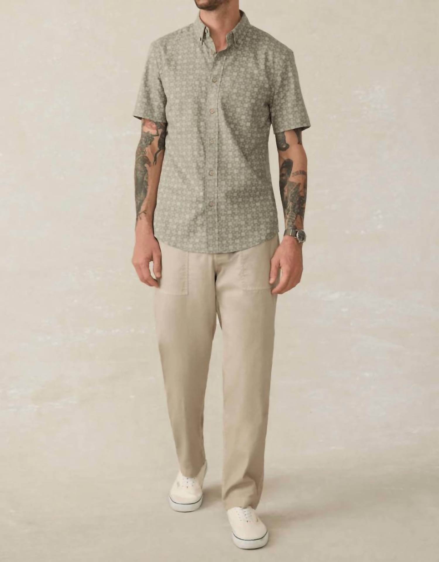 Faherty - Short Sleeve Breeze Shirt