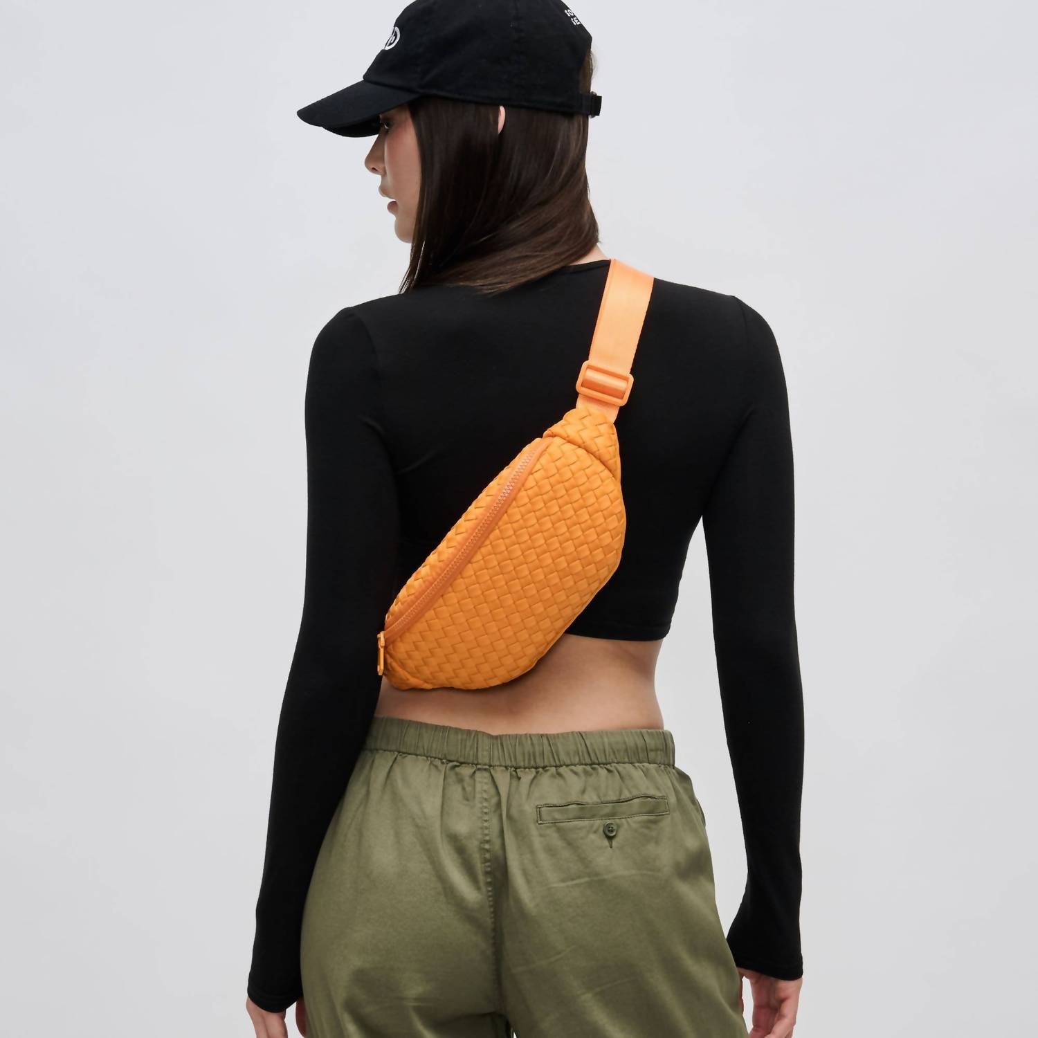 Sol And Selene - Women's Aim High Woven Neoprene Belt Bag