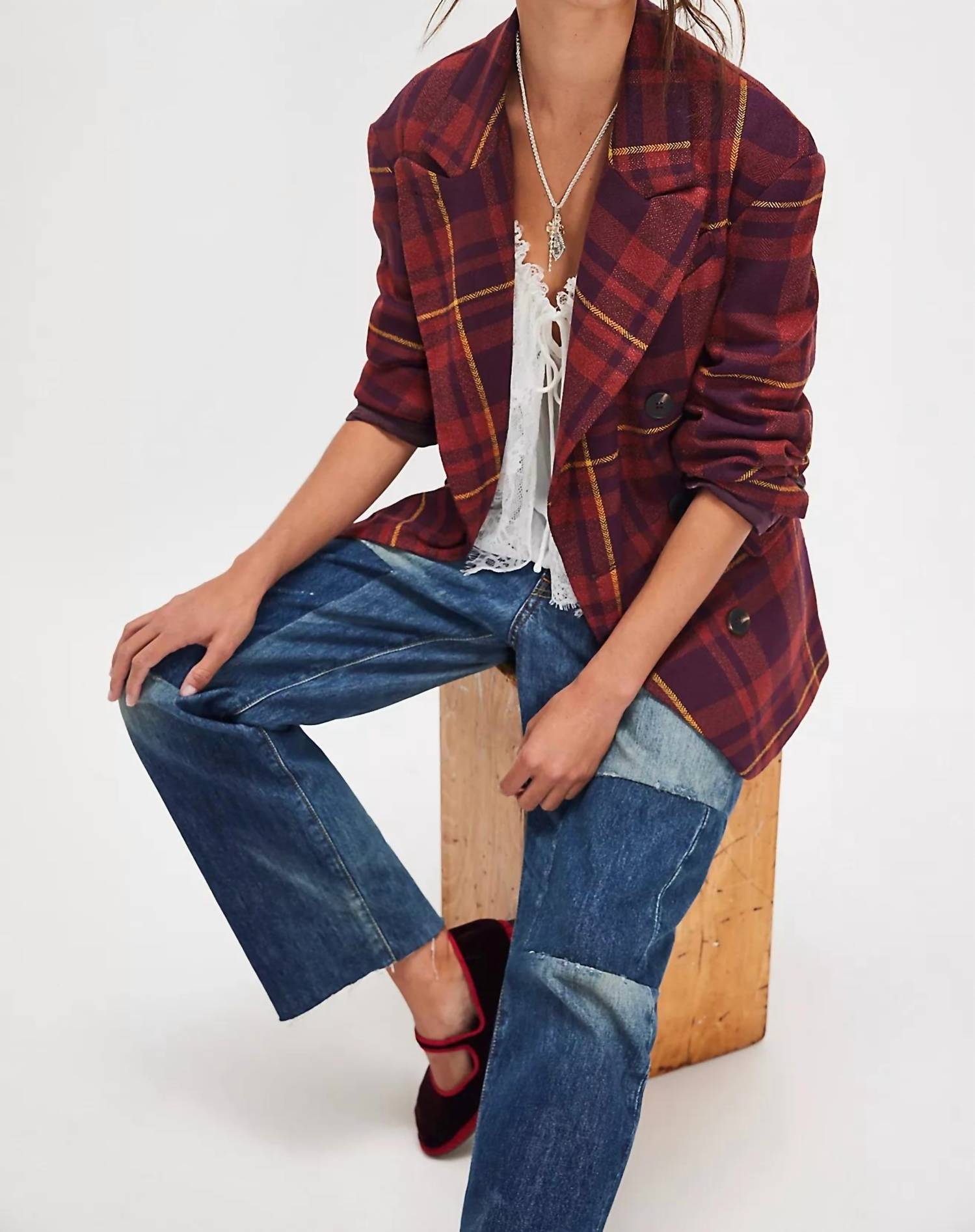 Free People - Dean Double Breasted Blazer