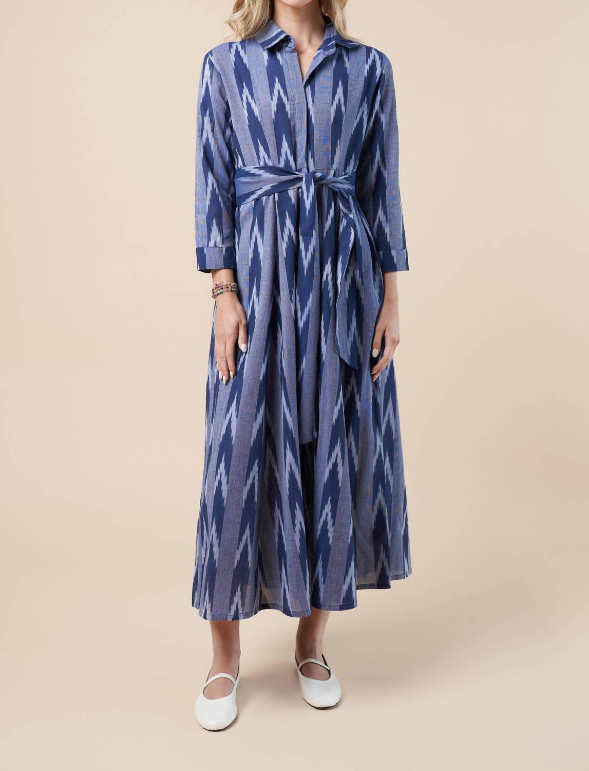Guadalupe Design - Luciana Ikat Midi Dress