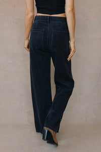 Bella Dahl Anya Studded Vintage Jean in moon shadow wash 1 - women's jeans - view 4