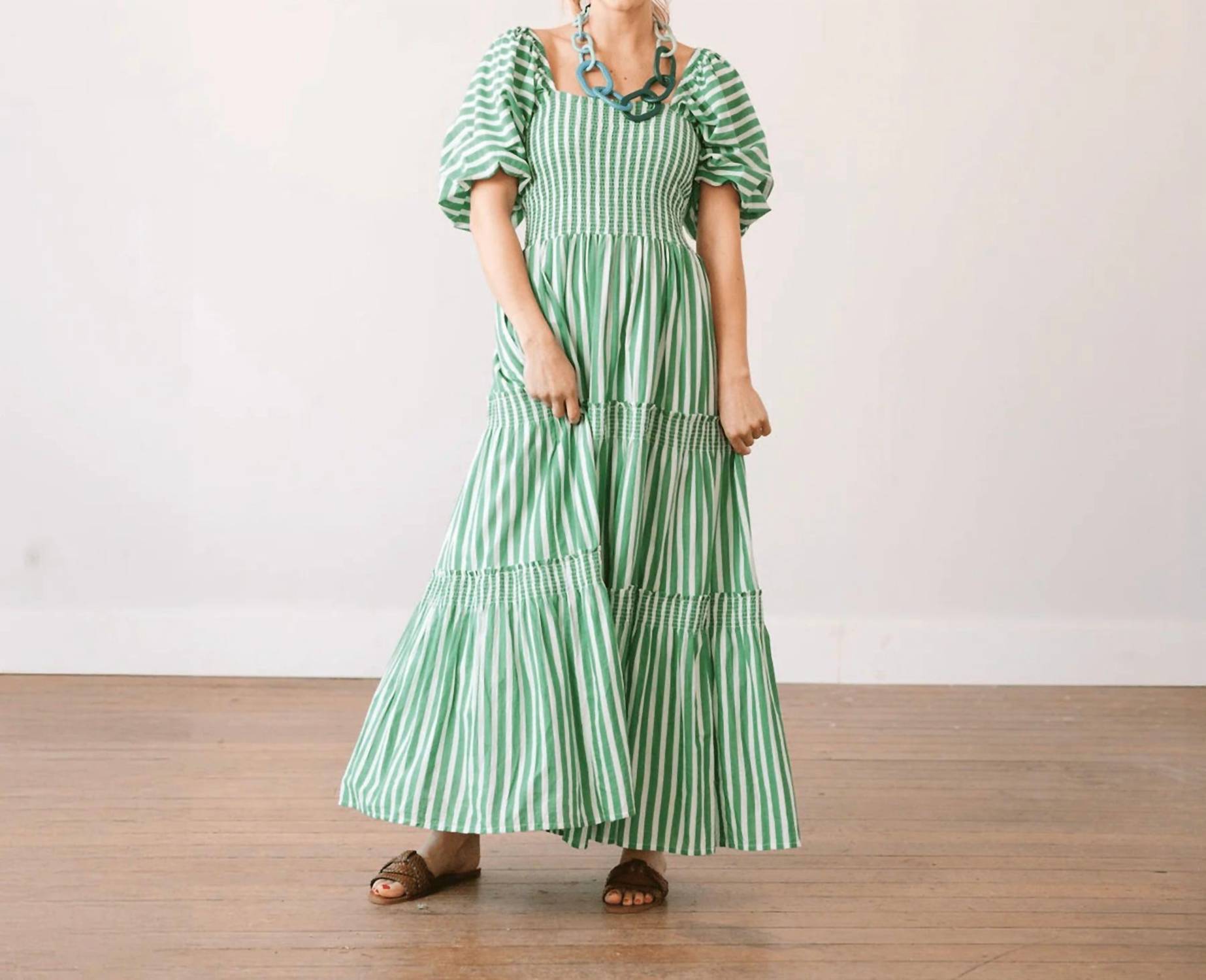 Sunshine Tienda - Stripe Tula Maxi Dress