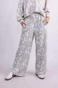 Simply Southern - Polo Button Pullover And Pants Set