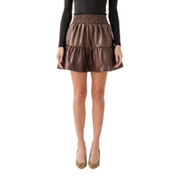 Thml - Tiered Leather Skirt