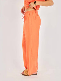 Sadie & Sage Good Day Pants in orange - women's pants - detail view