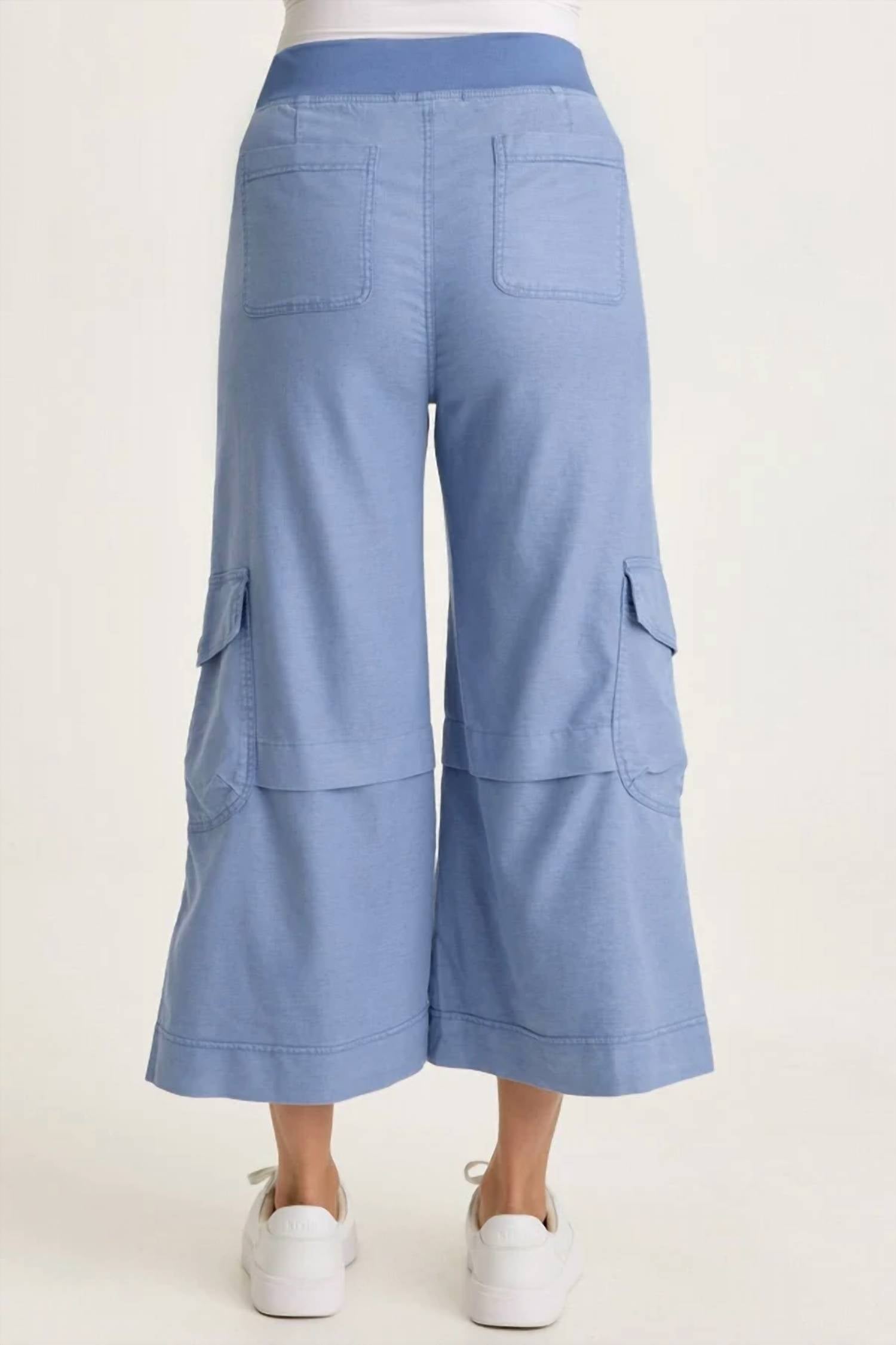 Xcvi - Rosalina Twill Cargo Gaucho Crop Pants