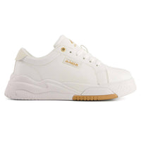 Andrea - Women's Casual Sneakers With Golden Accent