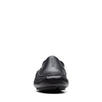 Clarks Men's Markman Seam Shoes in black - men's loafer - alternate view