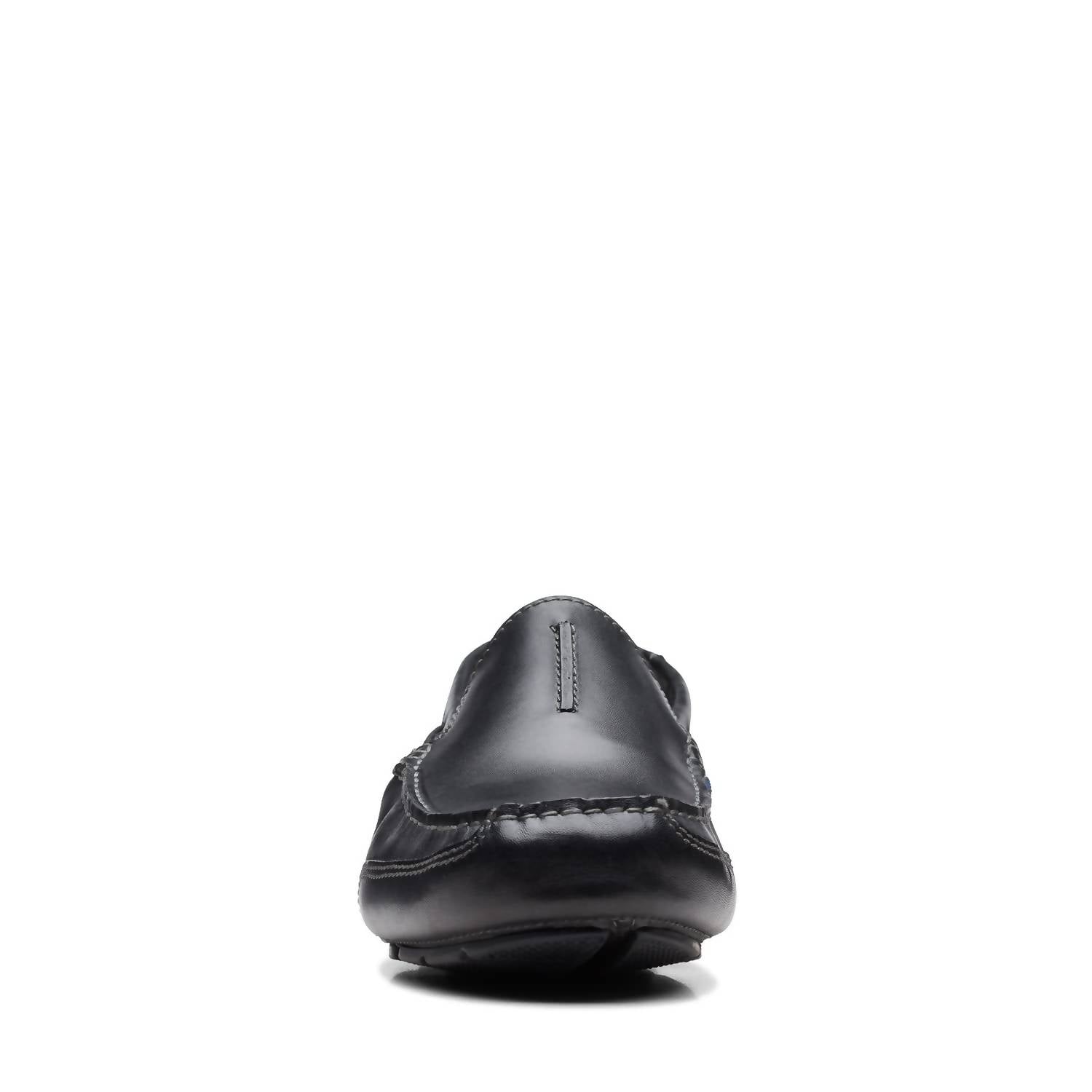 Clarks Men's Markman Seam Shoes in black - men's loafer - alternate view