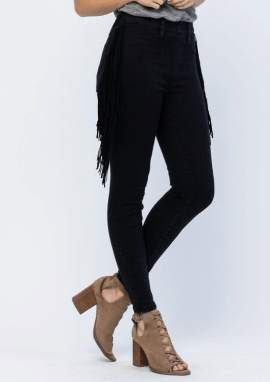 Judy Blue - Skinny Jegging with Fringe