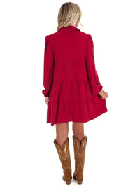 She + Sky - Morning Light Button Down Mini Dress