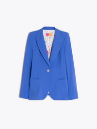 Vilagallo Women's Hillary Roma Knit Jacket in blue - women's jacket