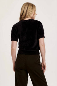 Another Love - Suzie Fuzzy Short Sleeve Sweater Top