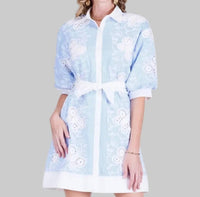 Jade - Short Sleeve Shirt Dress