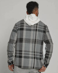 7Diamonds Men's Generation Long Sleeve Shirt in grey - men's jacket - alternate view