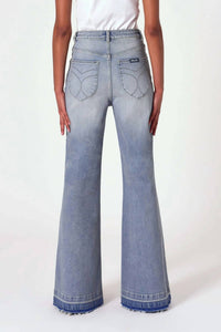 ROLLA'S Women's Eastcoast Flare Jeans in palace vintage - women's jeans - detail view