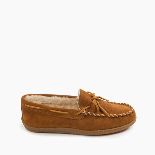 Minnetonka - Men's Pile Lined Hardsole Moccasin