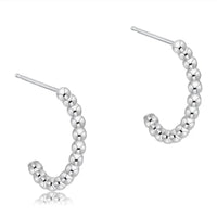 Enewton - Women's Beaded Classic 1" Post Hoop Earrings