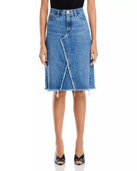 Frame - Deconstructed Denim Skirt