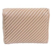Joan & David - Women's Diagonal Quilted Hanging Toiletry Case