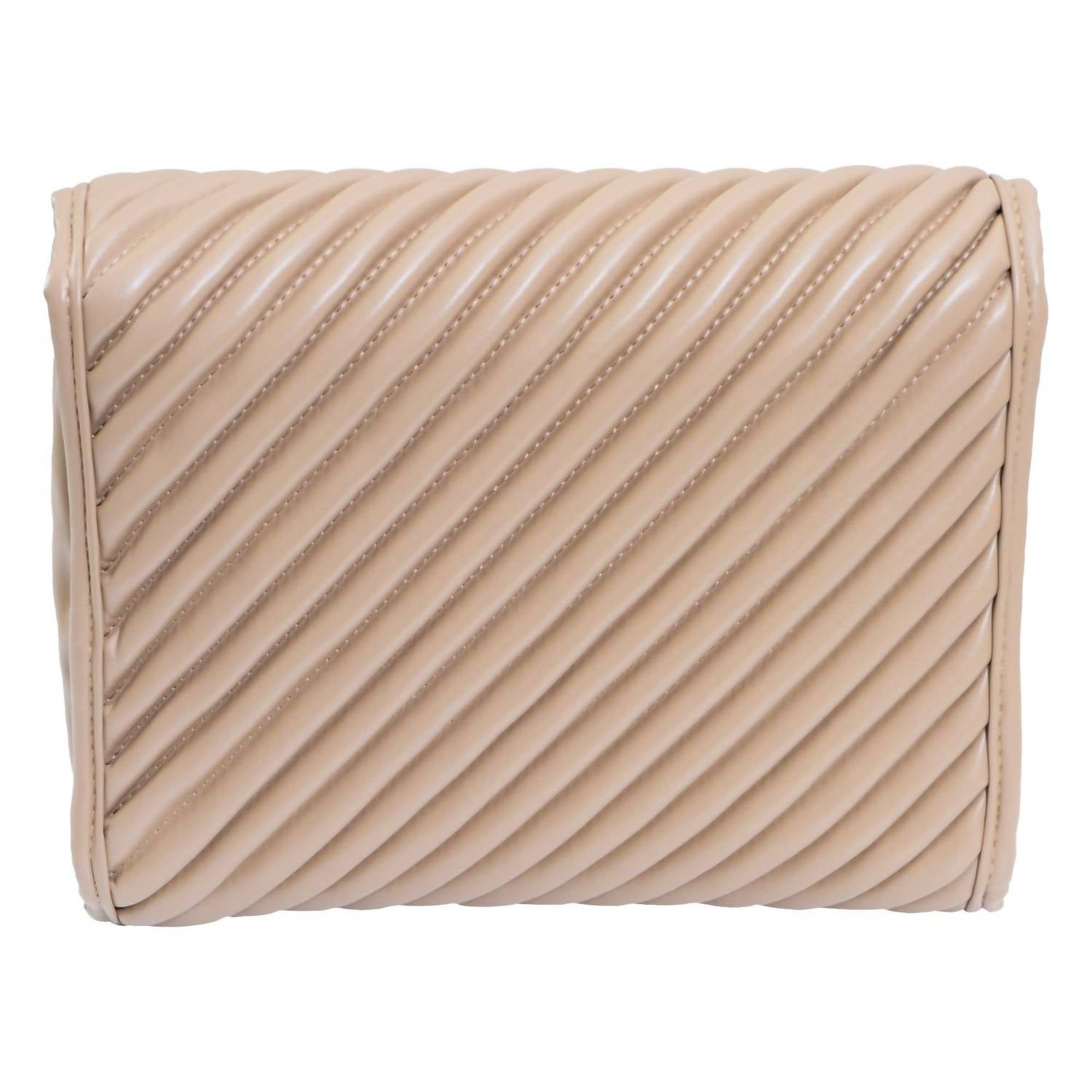 Joan & David - Women's Diagonal Quilted Hanging Toiletry Case