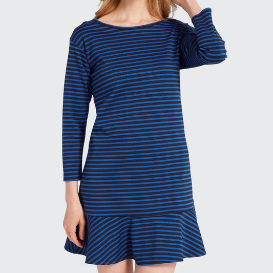 Draper James - Stripe Tulip Long Sleeve Dress