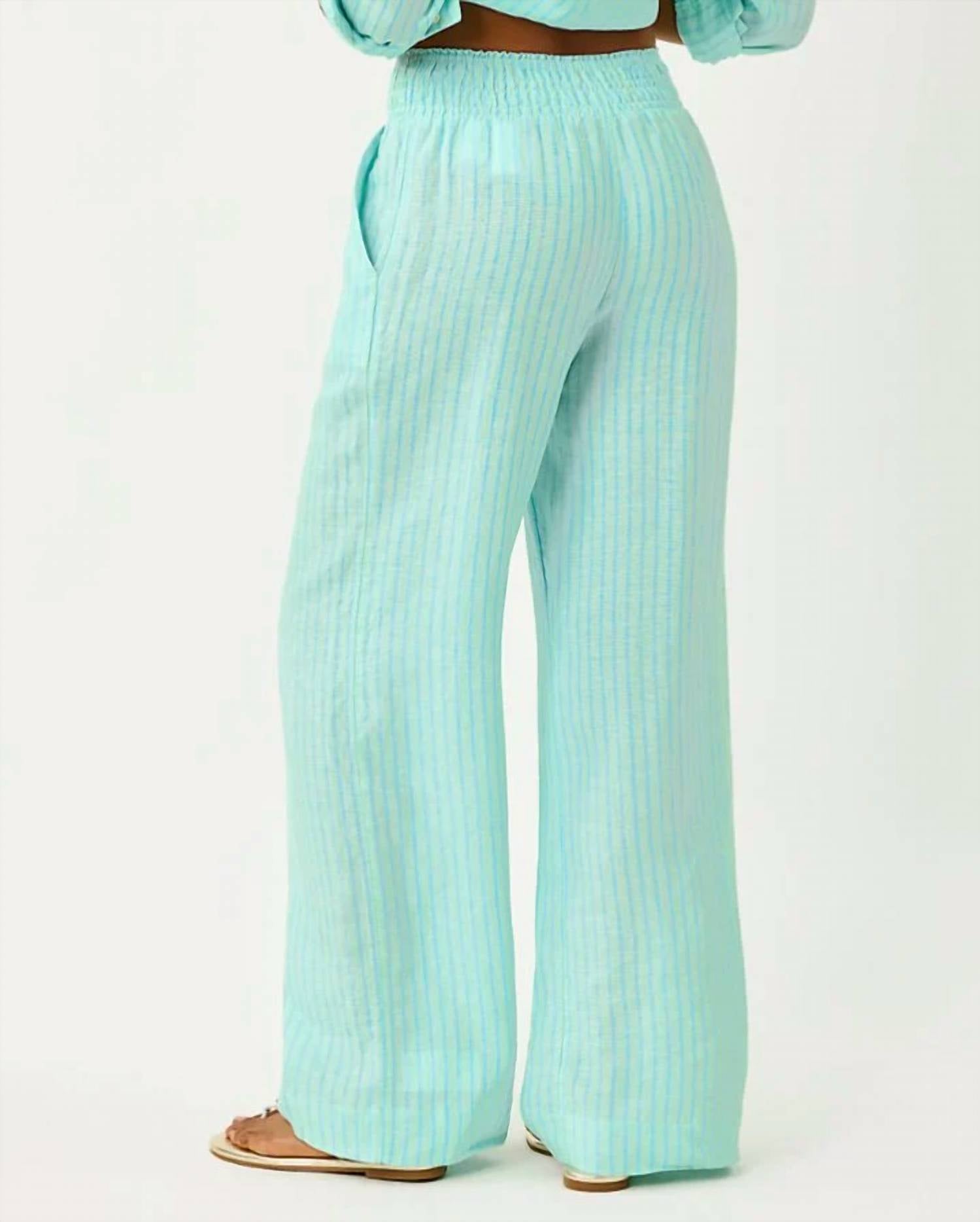 Lilly Pulitzer - MIRABELLA LINEN PALAZZO PANTS